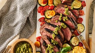 Santa Maria Tri-Tip Pistachio Pesto